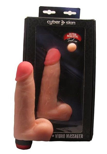 Телесный вибратор-реалистик из приятного на ощупь материала LOVETOY (А-Полимер) 803905 (19,5 см)