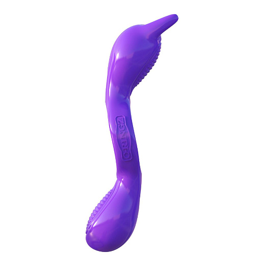 Фиолетовое эрекционное кольцо с вибрацией Pipedream His And Hers Ultimate Rabbit PD5823-12