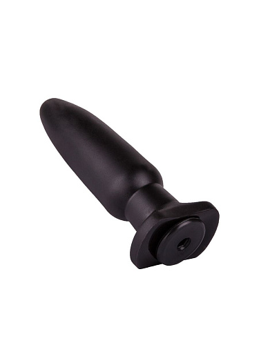 Чёрная анальная пробка с гладкой поверхностью LOVETOY (А-Полимер) 426800 (18 см)