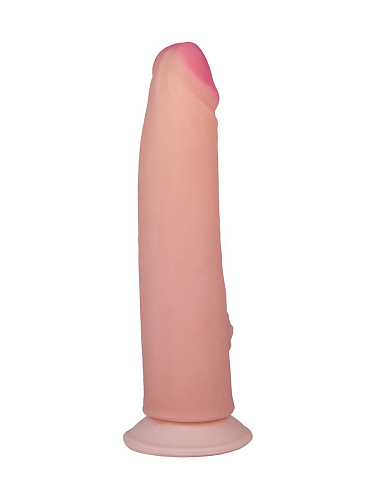 Реалистичный фаллоимитатор телесного цвета с бугорком LOVETOY (А-Полимер) 812100 (18,5 см)