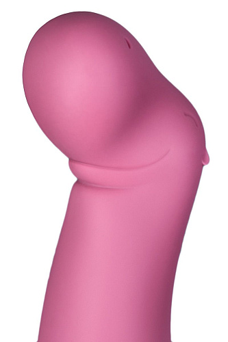 Светло-бордовый вибратор с загнутым кончиком Satisfyer Vibes Petting Hippo EE73-874-1017 (22,9 см)
