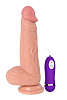Телесный реалистичный вибратор Real Dual Layer RPDV10020 (20 см)