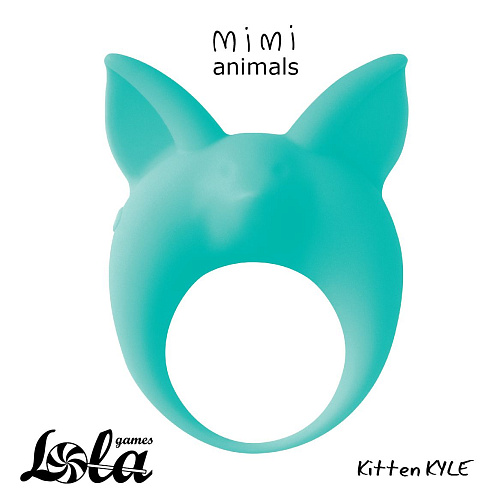 Зелёное эрекционное кольцо Lola toys Kitten Kyle 7000-01lola