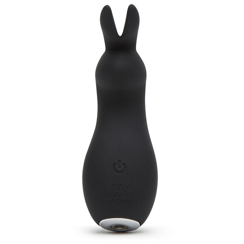 Чёрный клиторальный стимулятор Fifty Shades of Grey Greedy Girl Clitoral Rabbit Vibrator FS-74947