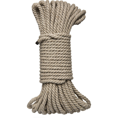 Бондажная пеньковая верёвка Kink Bind   Tie Hemp Bondage Rope 50 Ft - 15 м. Doc Johnson 2404-21-CD