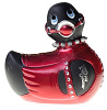Чёрно-малиновый вибратор-утенок Big Teaze Toys I Rub My Duckie Bondage 10184
