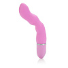 Розовый гнущийся вибромассажёр California Exotic Novelties 10-Function Silicone Pleasure Bendie Wavy G s SE-0868-50-3 (17,75 см)