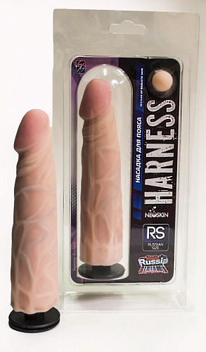 Телесная насадка на Harness с коннектором LOVETOY (А-Полимер) Russian Size