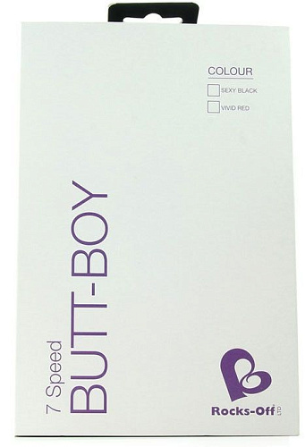 Красный вибростимулятор простаты Rocks-Off Butt-Boy Red 7BTRV