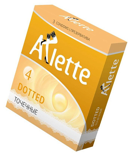 Презервативы с точечной текстурой Arlette Dotted 804 (3 шт)