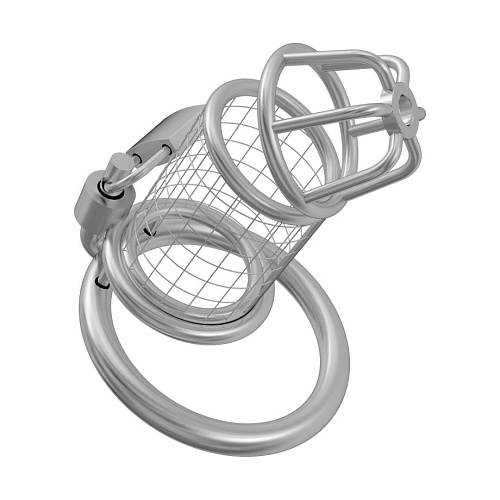 Стальной мужской пояс верности на замочке Сумерки богов 742-05 PP DD