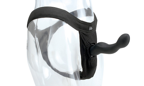 Женский чёрный безременной страпон Pipedream Penetrix Dildo PD4537-23 (15 см)