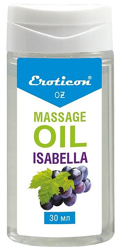 Массажное масло с ароматом винограда «Изабелла» Eroticon Isabella 34047 (30 мл)