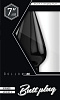 Чёрный анальный стимулятор Shots Media BV Bottom Line 7 Model 2 BTM008BLK (18 см)