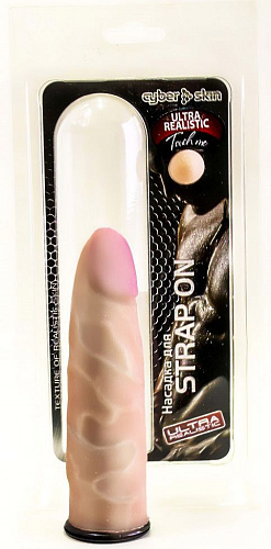 Насадка для страпона Harness телесного цвета LOVETOY (А-Полимер) 840402 (17 см)