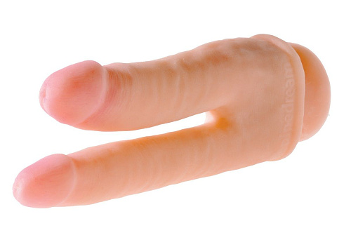 Двойной фаллоимитатор телесного цвета Pipedream Dual Density Double Penetrator PD5712-21 (21,5 см)
