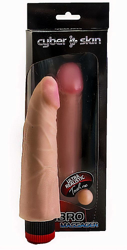 Реалистичный вибратор без мошонки из неоскин телесного цвета LOVETOY (А-Полимер) 802206 (17,5 см)