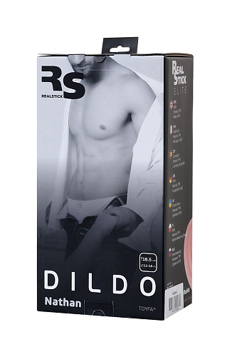 Телесный фаллоимитатор-реалистик ToyFa Nathan 982004-1 (18,5 см)
