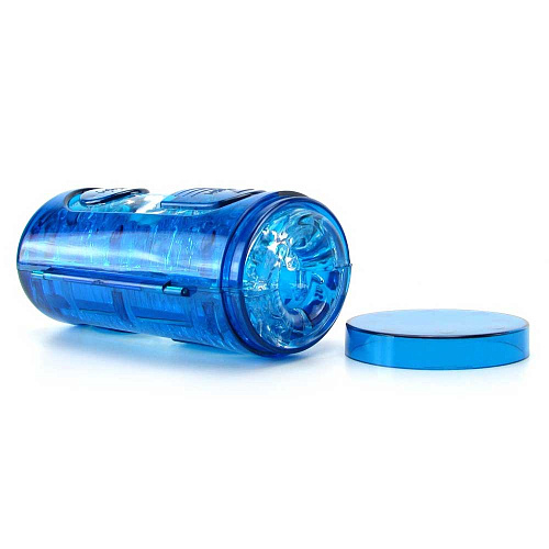 Нежно-голубой гелевый супер-мастурбатор California Exotic Novelties JackMaster Masturbator SE-0972-12-3