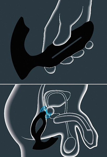 Стимулятор простаты чёрного цвета Joy Division Xpander X2 Size M 17405