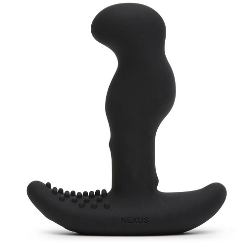 Массажёр простаты чёрного цвета с пультом ДУ Nexus Range G Stroker GS001