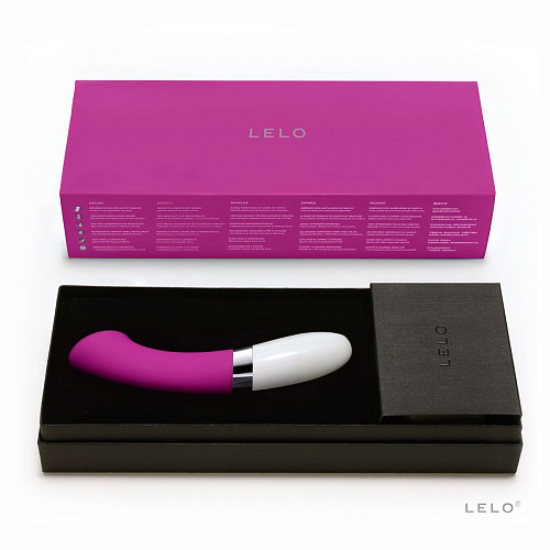 Лиловый вибромассажёр Lelo Gigi 2 Deep Rose LEL7855 (16,5 см)