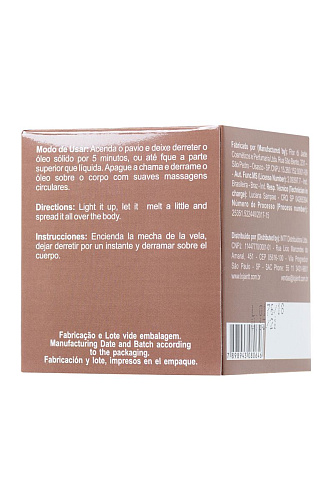 Массажная свеча для поцелуев с ароматом Нутеллы INTT Nutella VB03