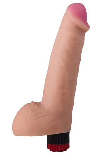 Реалистичный мультискоростной вибратор телесного цвета LOVETOY (А-Полимер) 802700 (20,5 см)