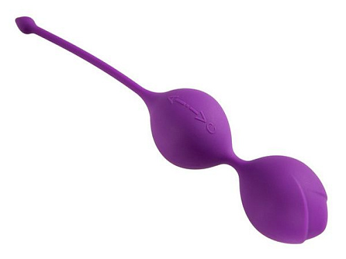 Фиолетовые вагинальные шарики Adrien Lastic U-tone 40563