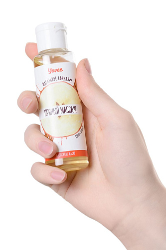 Масло для массажа с ароматом яблока и корицы ToyFa «Пряный массаж» 722106 (50 мл)