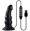 Чёрная анальная вибропробка, работающая от USB Dream Toys MENZSTUFF SPINDLE 10FUNCTION BUTT PLUG 21134