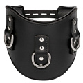 Чёрный широкий ошейник Shots Media BV Heavy Duty Padded Posture Collar PAI004BLK