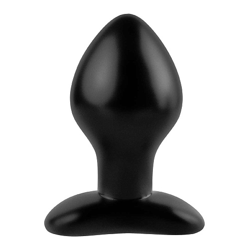 Анальная пробка в чёрном цвете Pipedream XL Silicone Plug PD4605-23 (14 см)