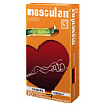 Розовые презервативы с колечками и пупырышками Masculan Classic 3 Dotty + Ribbed №10 (10 шт)