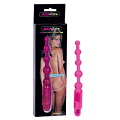 Розовая анальная цепочка с вибратором Gopaldas anovibe+ 2K103VPR BX