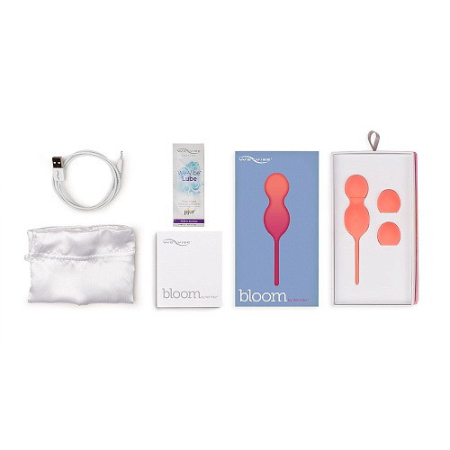 Коралловые вагинальные шарики с вибрацией We-vibe Bloom SNBLSGA