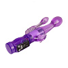 Ротатор-вибратор со стимулятором ануса фиолетового цвета Baile BW-037021-0603 (22 см)
