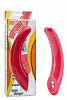Ярко-розовый изогнутый вибромассажёр для G-стимуляции Seven Creations Body Curve 13-73ARPU-ABX (20 см)