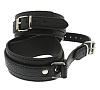 Чёрные оковы Dream Toys ANKLE CUFFS WITH CONNECTION STRAP 21337