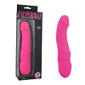 Розовый вибратор Erokay Rechargeable Silicone Dildo EK-1401-PK (21 см)