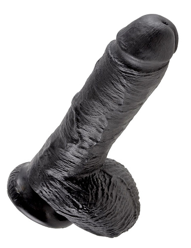 Чёрный фаллоимитатор Pipedream 8 Cock with Balls PD5507-23 (21,3 см)