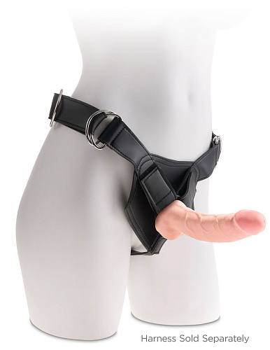 Телесный фаллоимитатор на присоске Pipedream 8 Triple Density Fat Cock with Balls PD5719-21 (24,1 см)