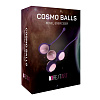 Фиолетовые вагинальные шарики с парой сменных шаров RestArt Cosmo Balls RA-313