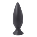 Чёрная анальная пробка Seven Creations Mojo Spades Medium Butt Plug F0043B1MPGAC (10,7 см)