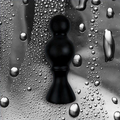 Чёрный анальный стимулятор NS Novelties Maximum Pleasure Dong Queen NSN-0415-23 (17,7 см)