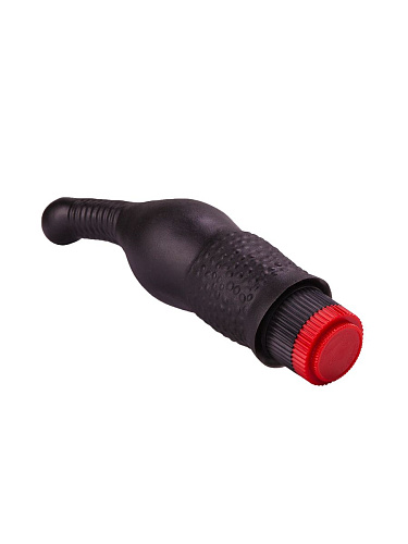 Чёрный анальный вибромассажёр с тоненьким стволом LOVETOY (А-Полимер) 412200 (17 см)