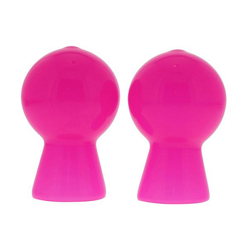 Розовые вакуумные помпы для сосков NMC NIPPLE SUCKER PAIR IN SHINY PINK 160010