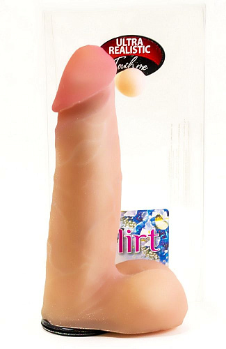 Реалистичная насадка телесного цвета страпона Haness LOVETOY (А-Полимер) 840801 (17,5 см)