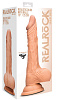 Телесный фаллоимитатор Shots Media BV Realistic Dildo With Balls REA064FLE (25 см)
