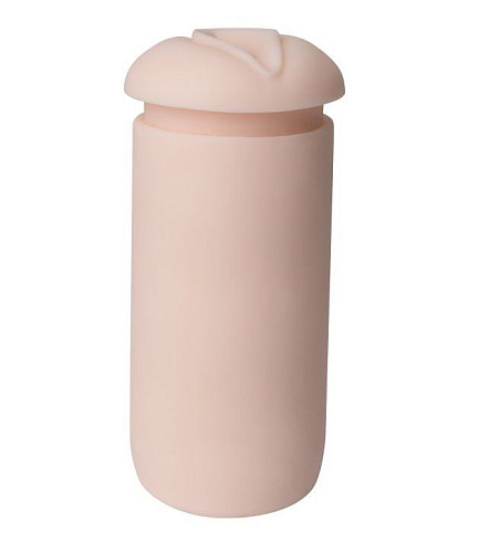 Чёрный мастурбатор в тубе с вибрацией и голосовым сопровождением Svakom Valerie Z17